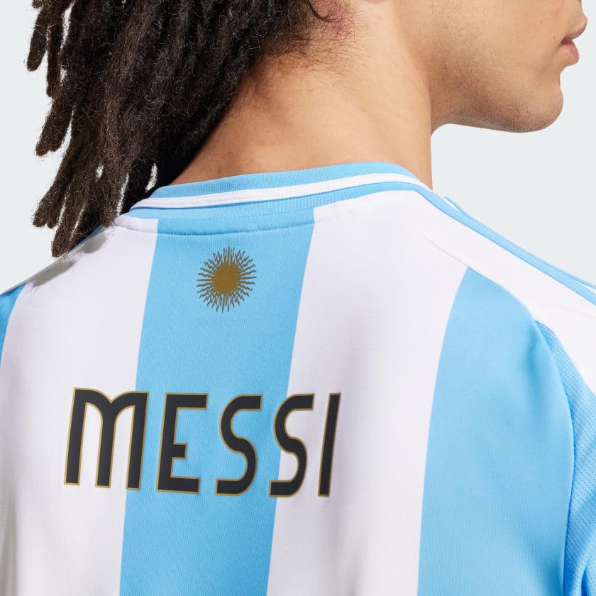 Argentina 24 Messi Home Soccer Jersey - XX-Large