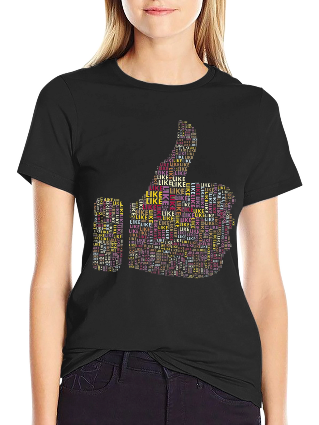 Thumbs Up Word Art T-Shirt
