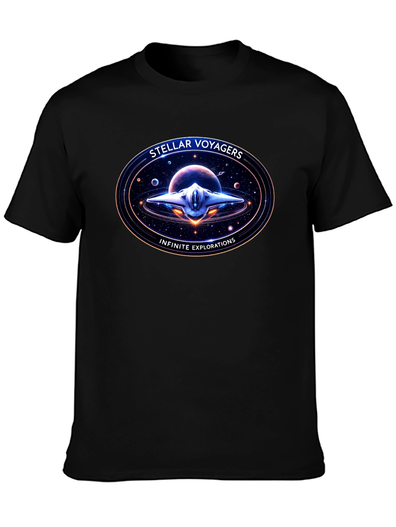 Stellar Voyagers Graphic T-Shirt: Infinite Explorations