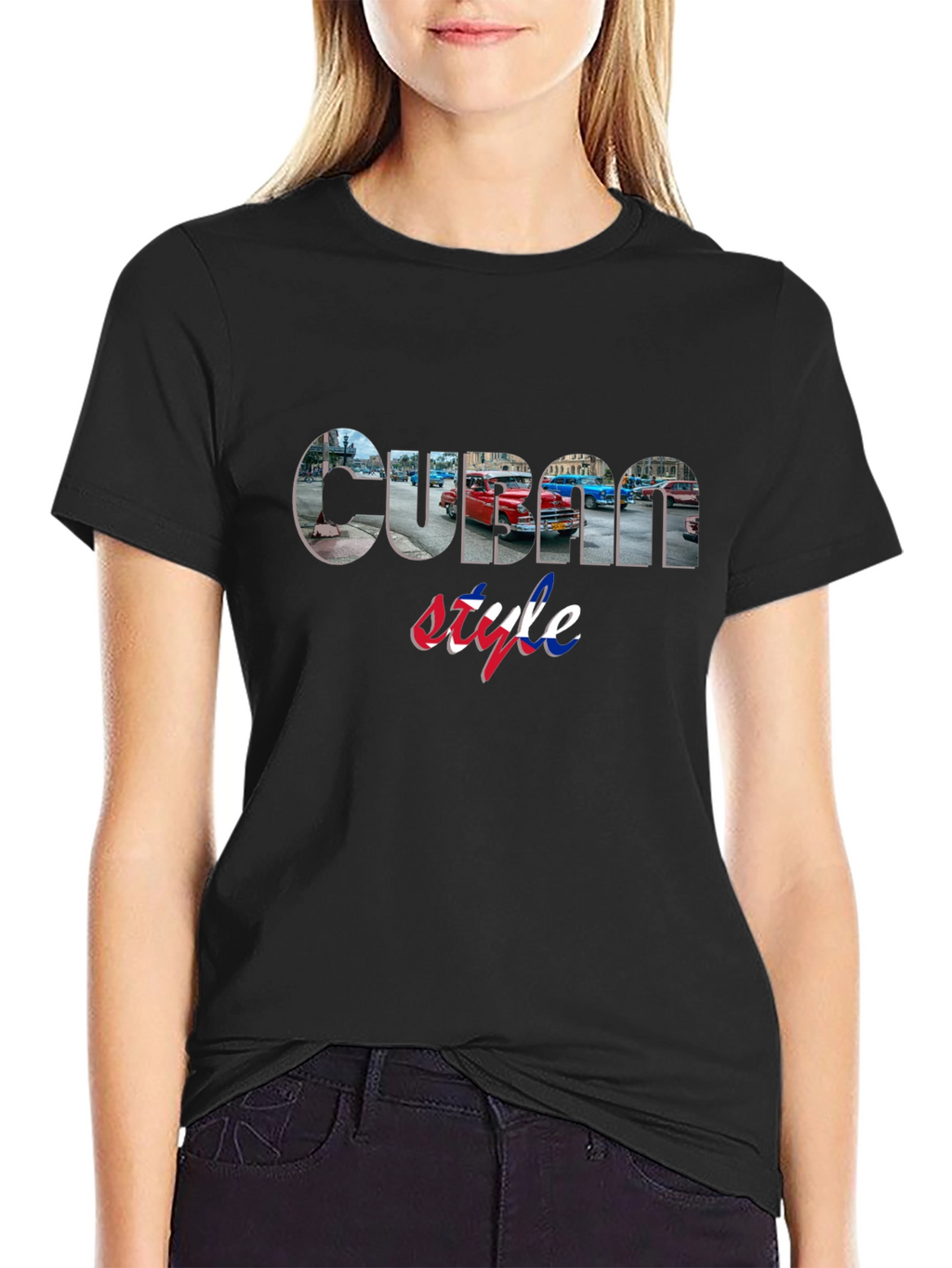 Cuban Style Black T-Shirt