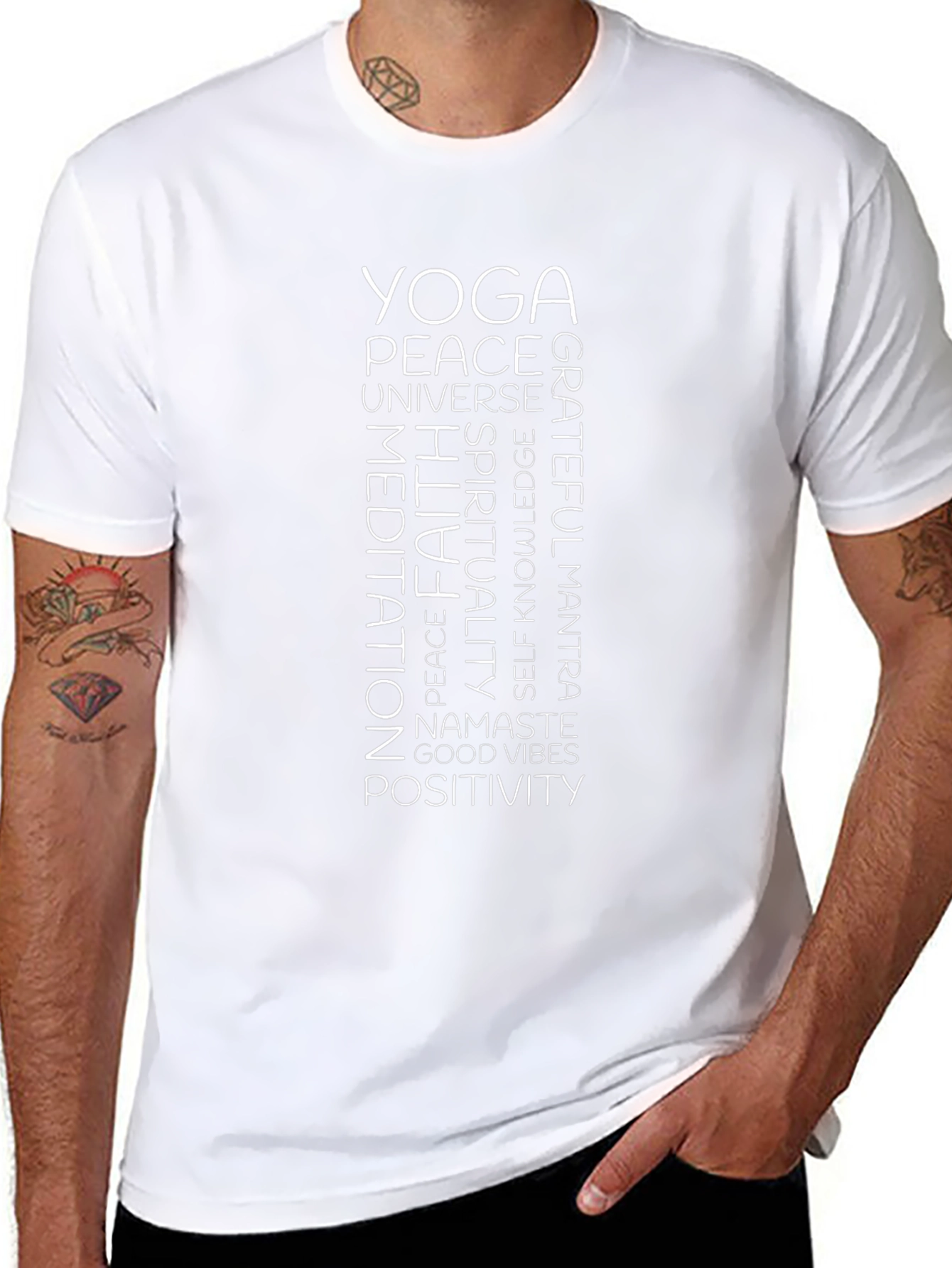 Yoga Mantra Black T-Shirt
