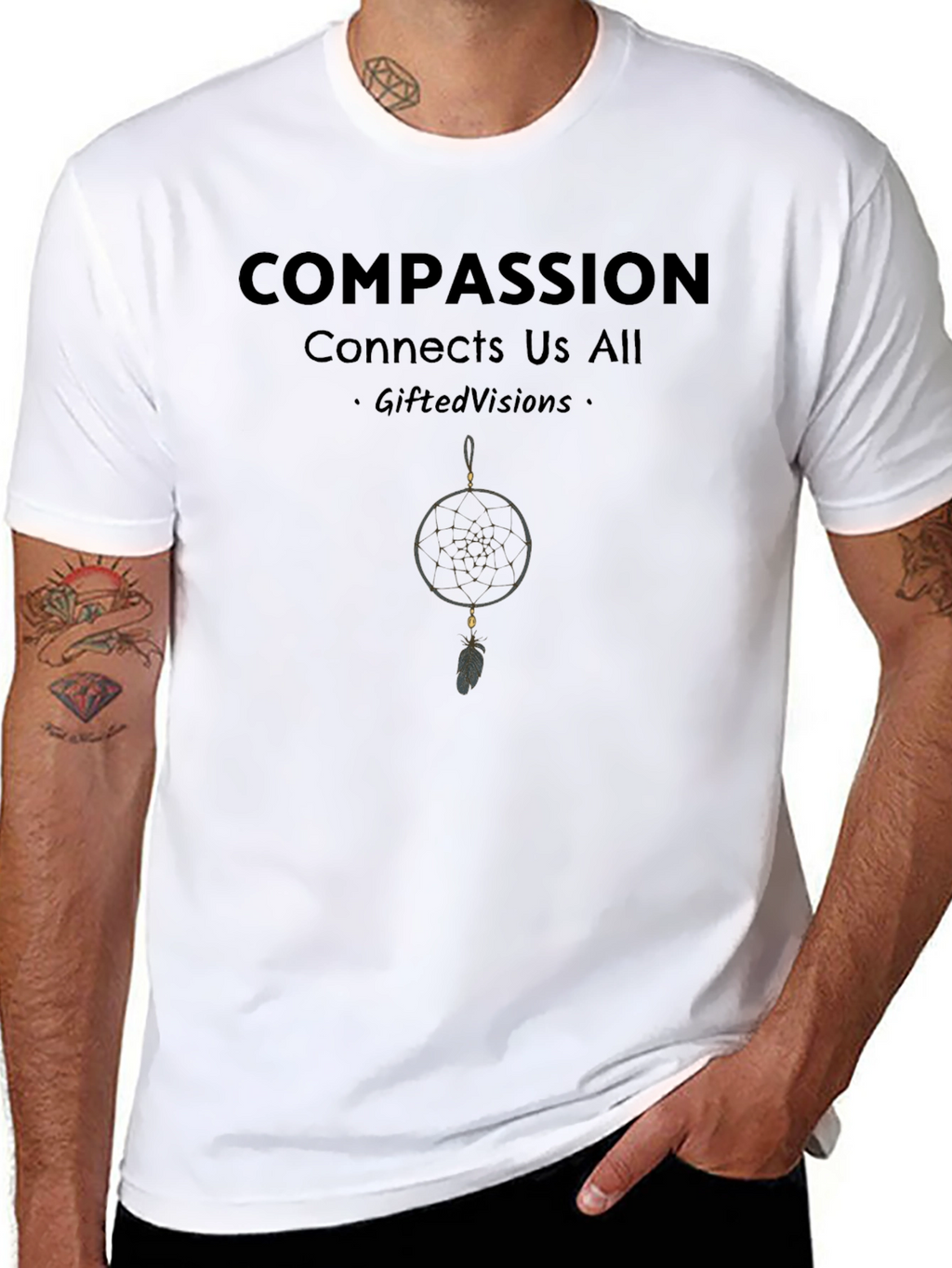 Compassion Connects Us All Graphic T-Shirt