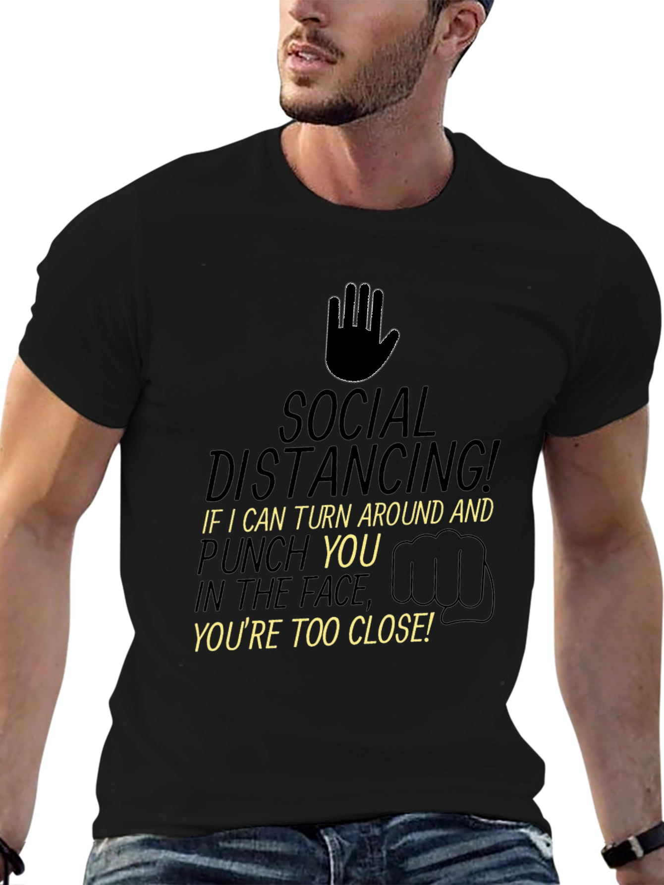 Social Distancing T-Shirt - Funny Pandemic Tee