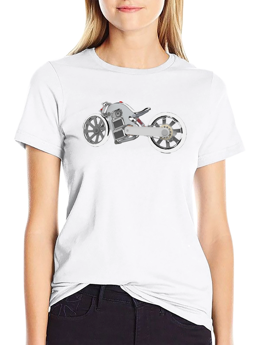 Cool Futuristic Motorcycle T-Shirt