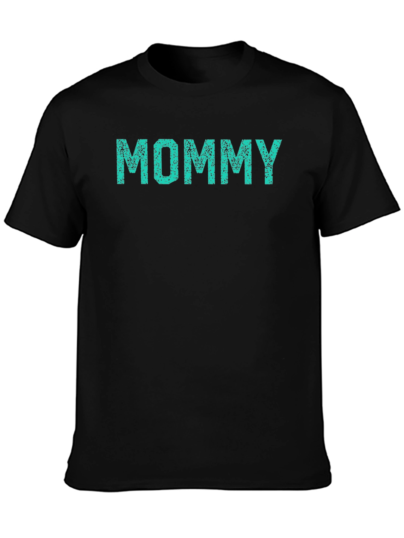 Mommy Graphic Tee - Comfort Black Cotton