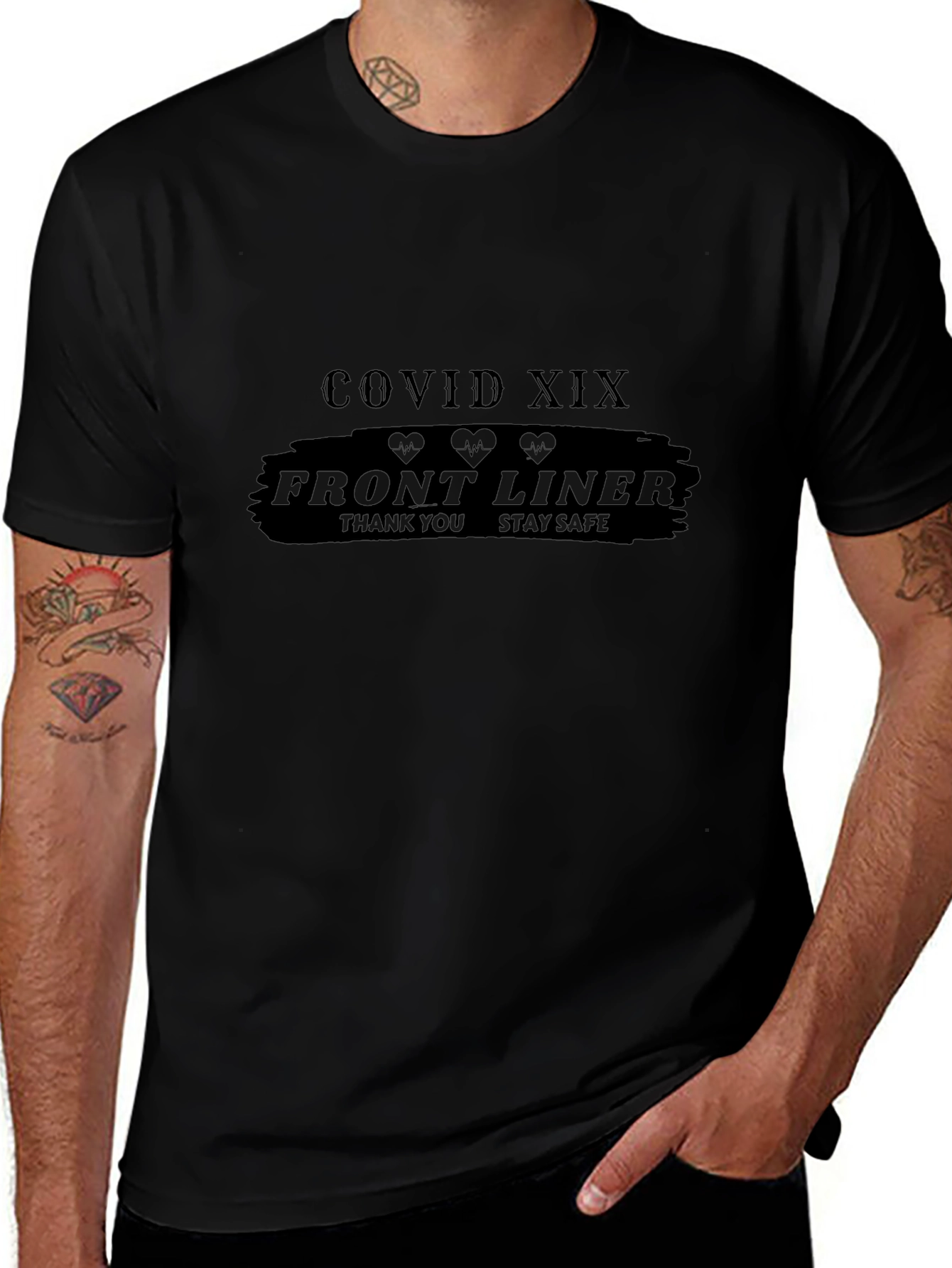 COVID XIX Front Liner T-Shirt