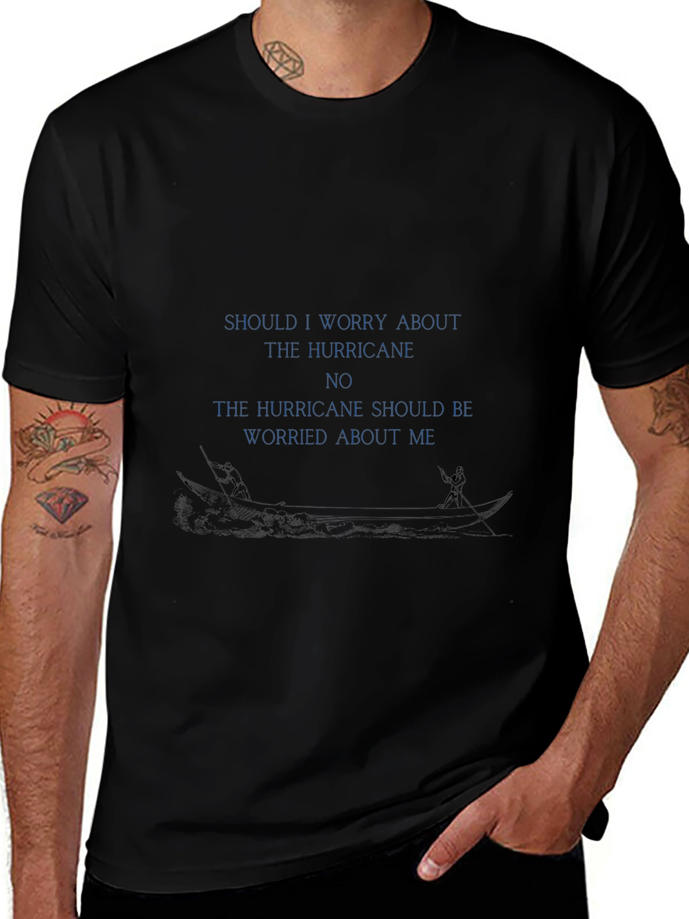 Hurricane Worry T-Shirt - Bold Statement Tee
