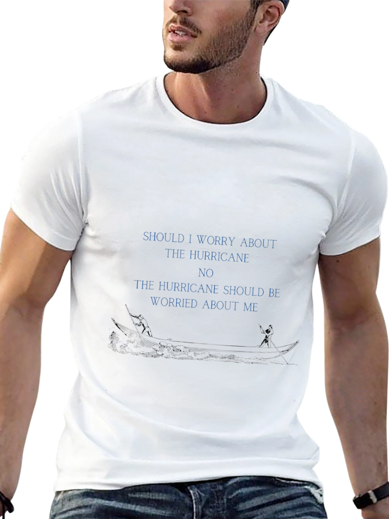 Hurricane Worry T-Shirt - Bold Statement Tee