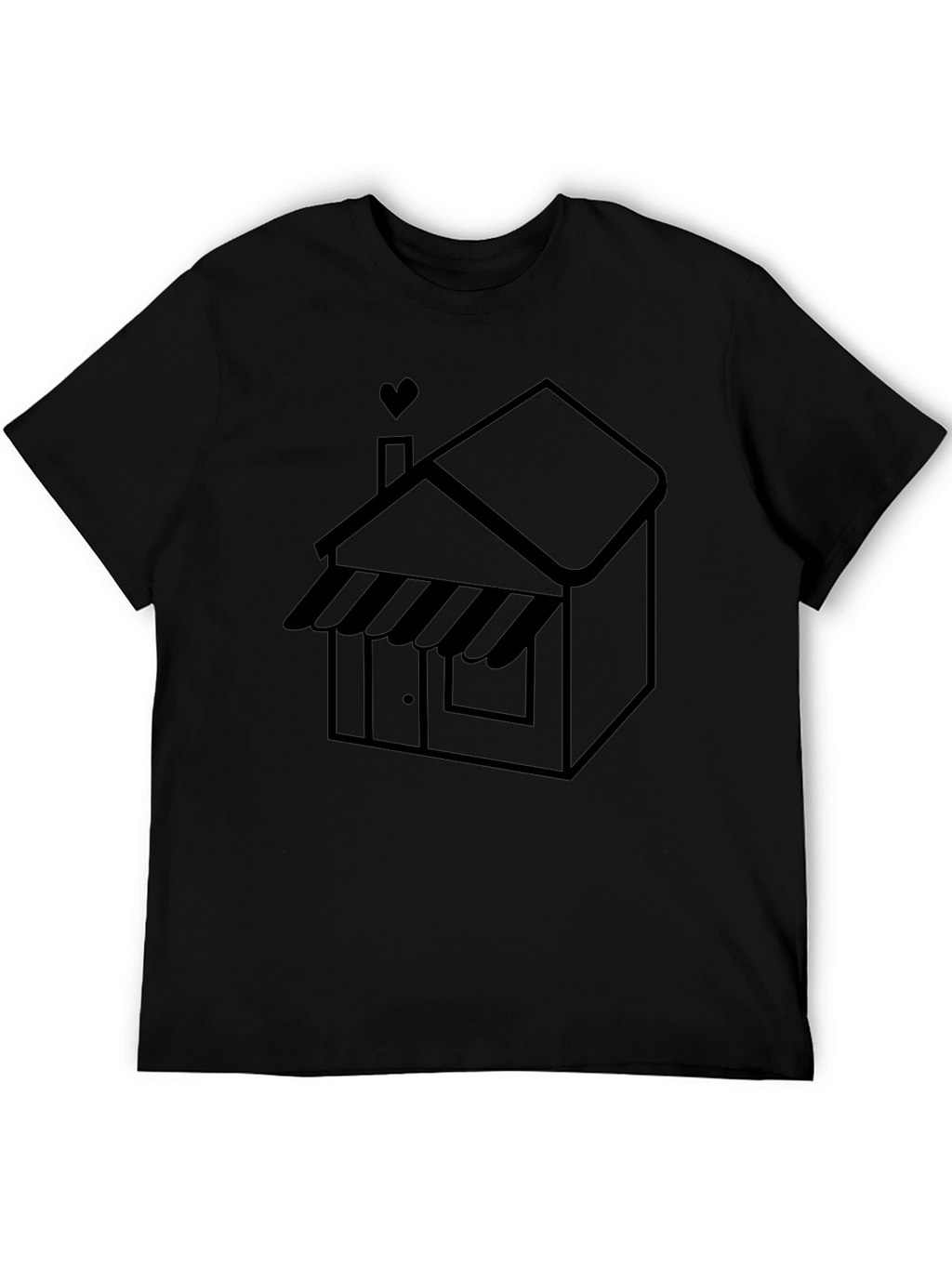 Cozy Shop Black Graphic Tee