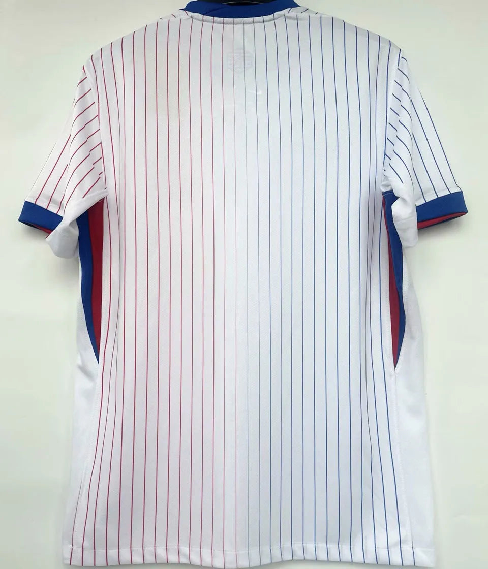 2024/25 France 1:1 Quality Away White Fans Soccer Jersey Back