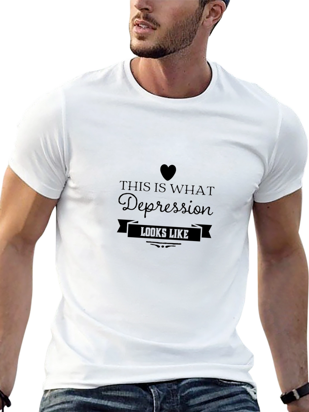 Depression Awareness Graphic T-Shirt