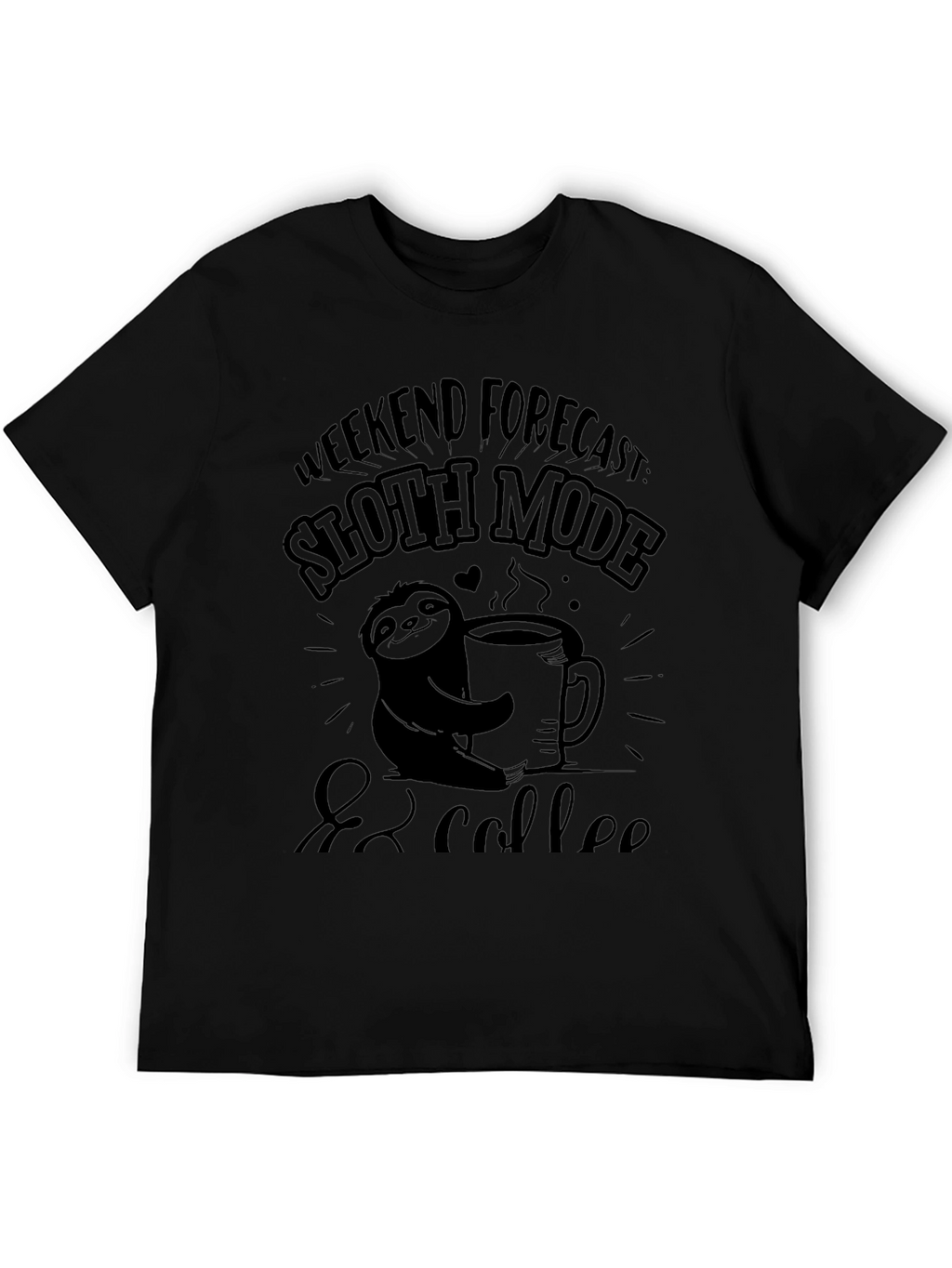 Sloth Mode & Coffee Graphic Tee