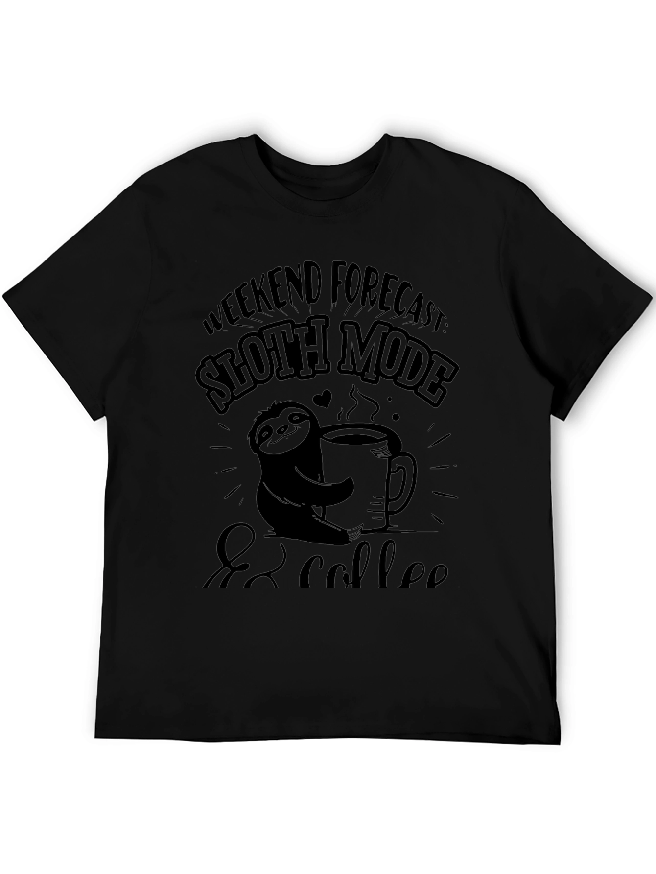 Sloth Mode & Coffee Graphic Tee