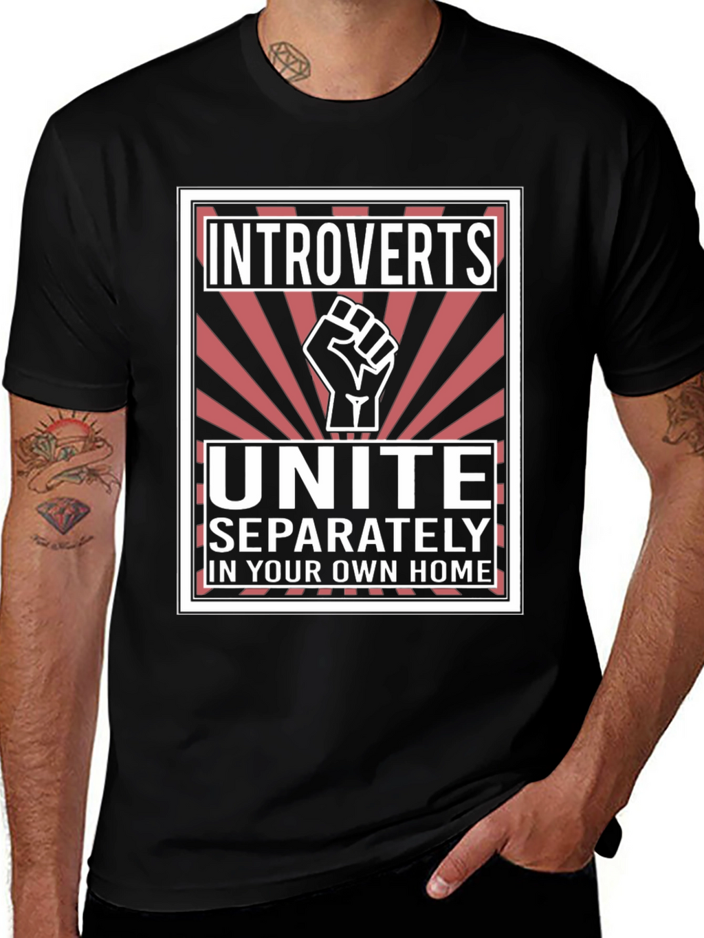 Introverts Unite T-Shirt - Separately At Home!