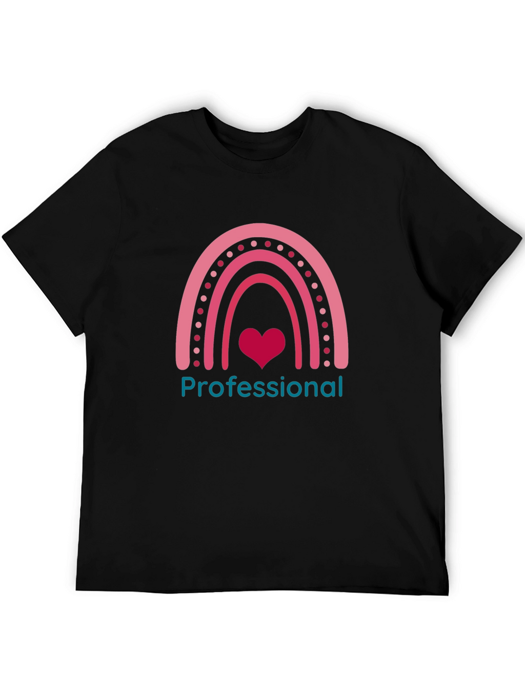 Professional Rainbow Heart Tee