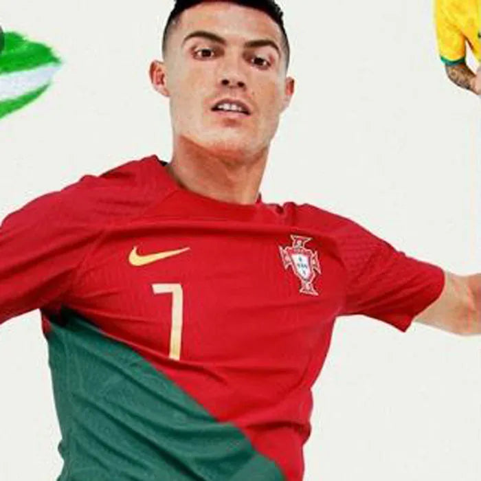 2022/23 Portugal Home Player Soccer Jersey Detail 1