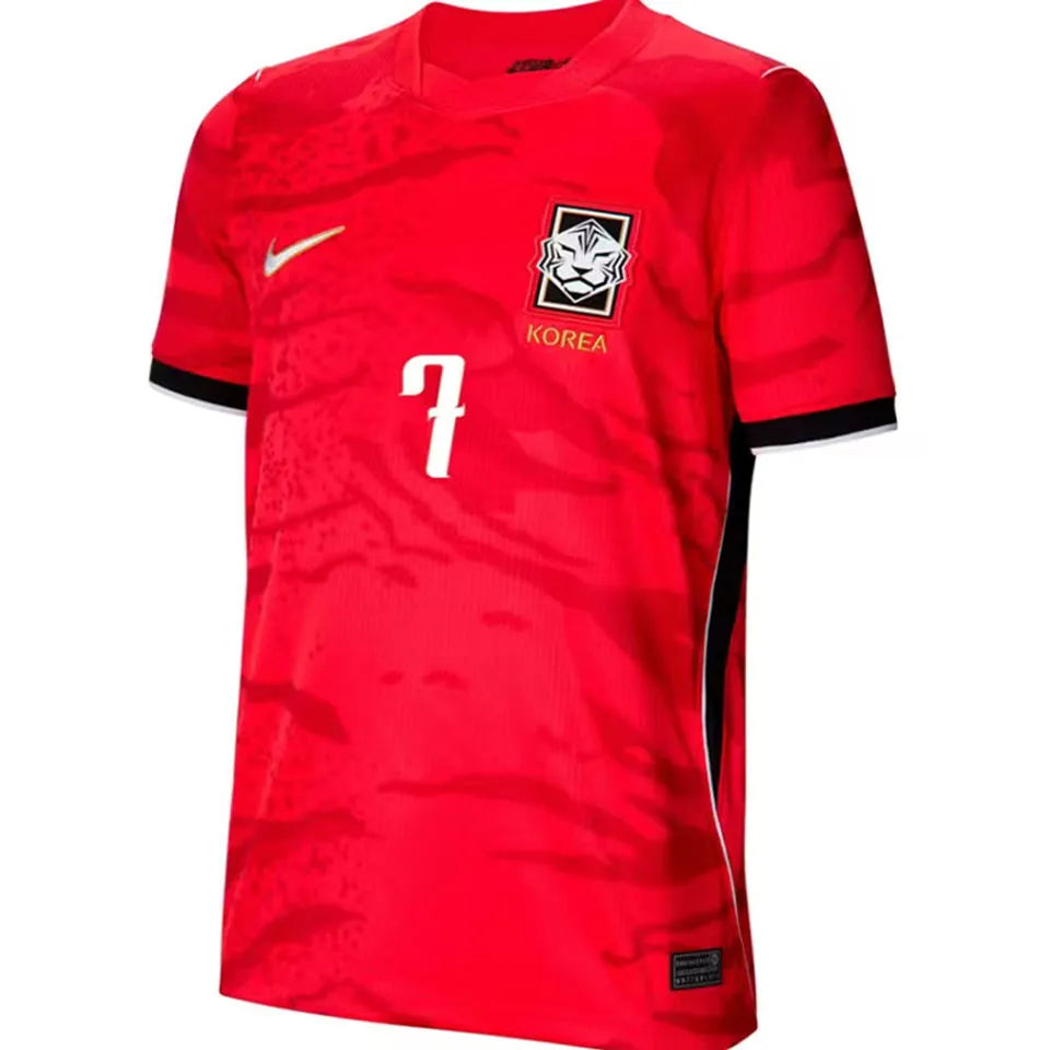2026/27 South Korea Home Red Women Soccer Jersey 女 Detail 1