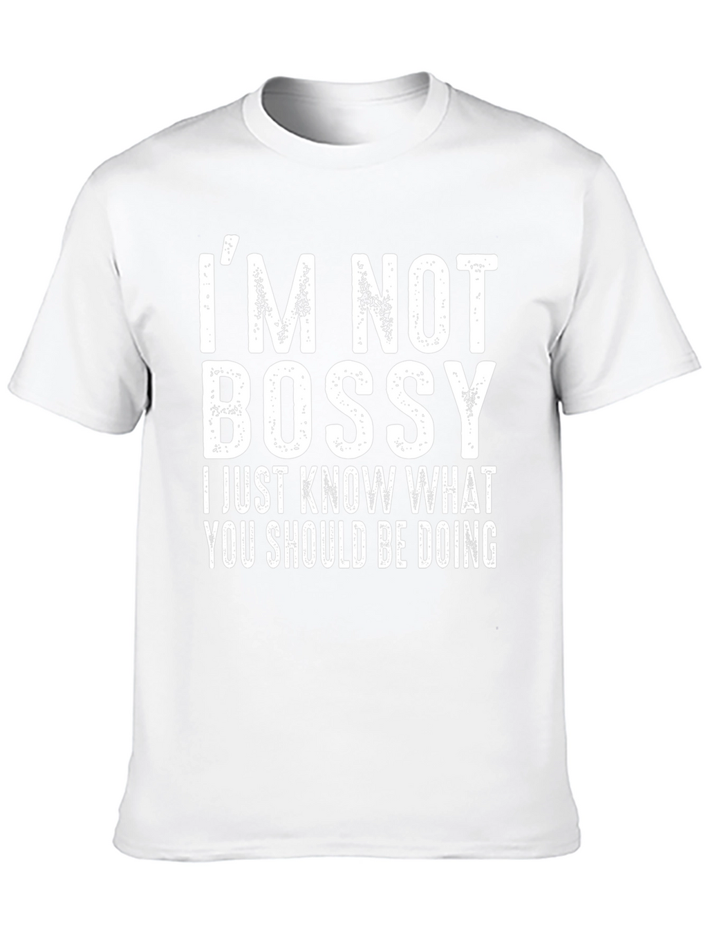 Funny Im Not Bossy Black Graphic T-Shirt