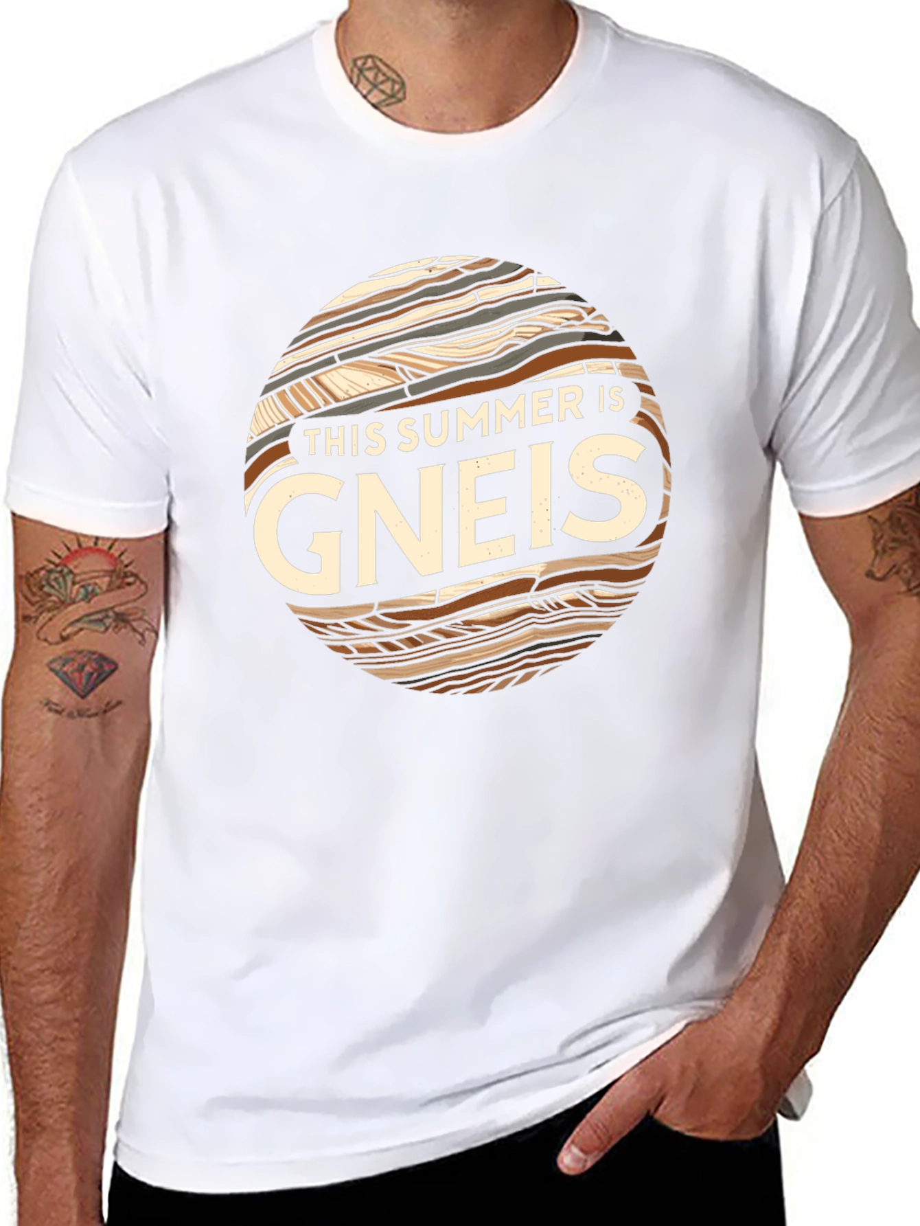 This Summer Is Gneiss Funny Geology T-Shirt