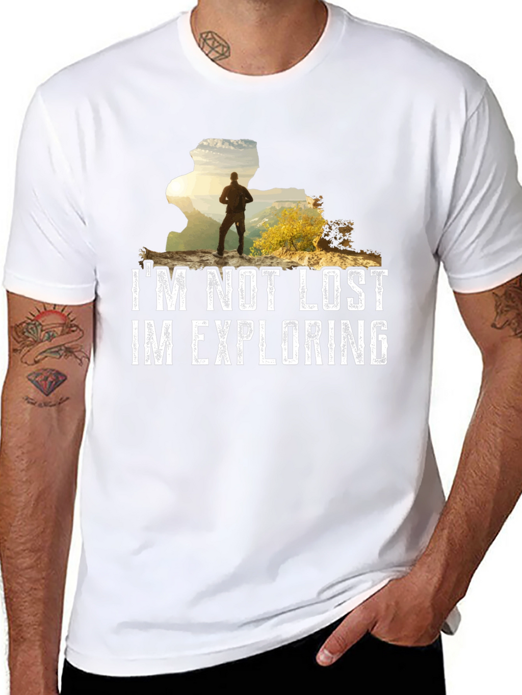 Im Not Lost Im Exploring Graphic T-Shirt