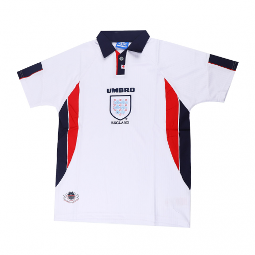 Shearer #9 Retro England Home Jersey World Cup 1998 Image 6