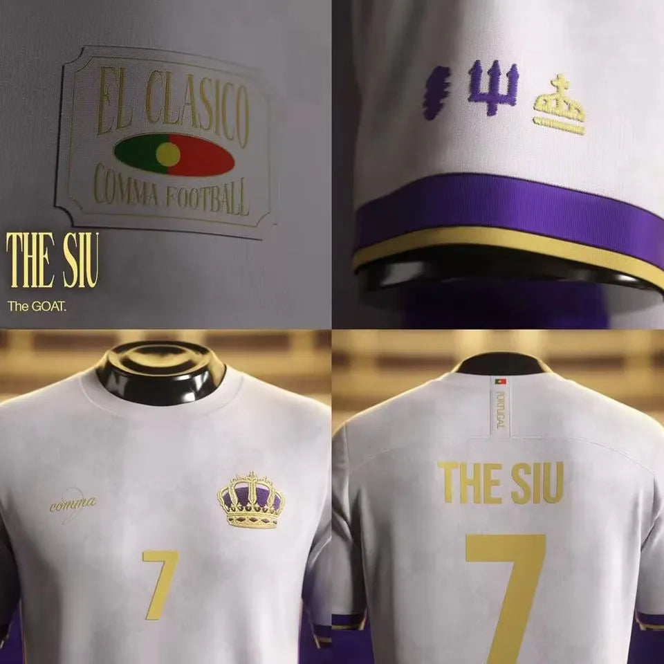 2025 RM x Portugal Special Edition Fans Soccer Jersey 黄马 x 葡萄牙 Detail 3