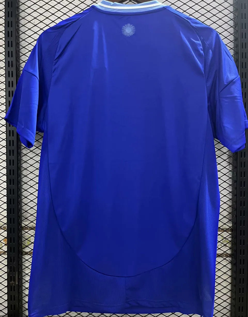 CAMPEONES DEL MUNDO 3 Stars Argentina Away Blue Fans Jersey 2024/25 ★★ Detail 1