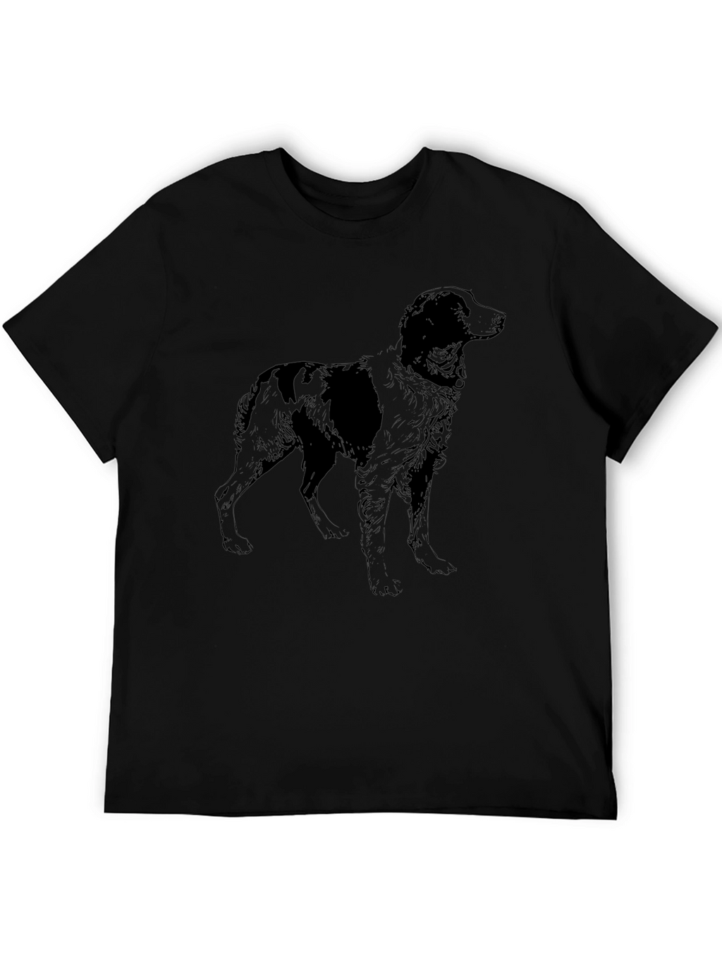 Dog Breed Graphic Tee - Black