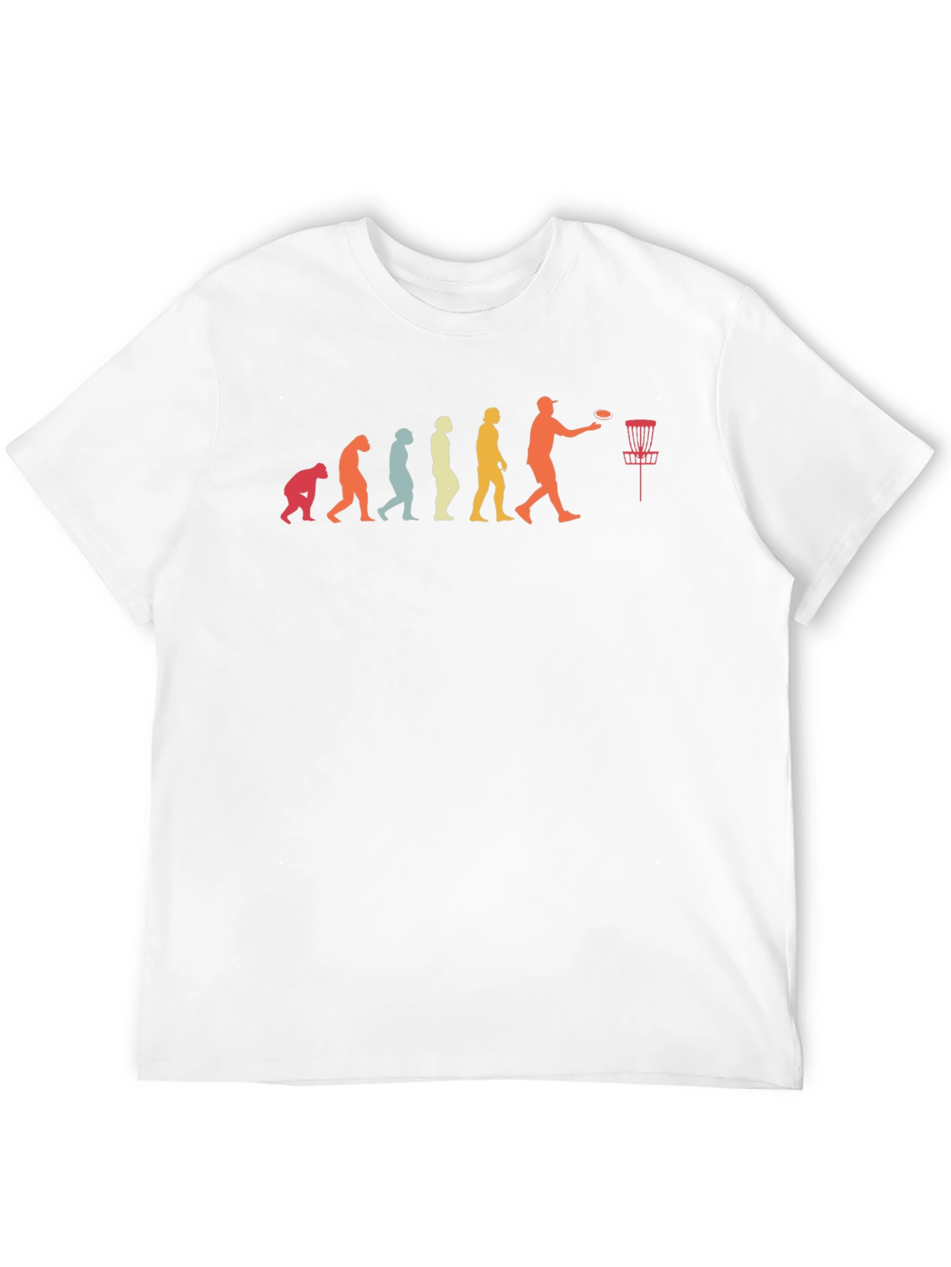 Disc Golf Evolution T-Shirt Black
