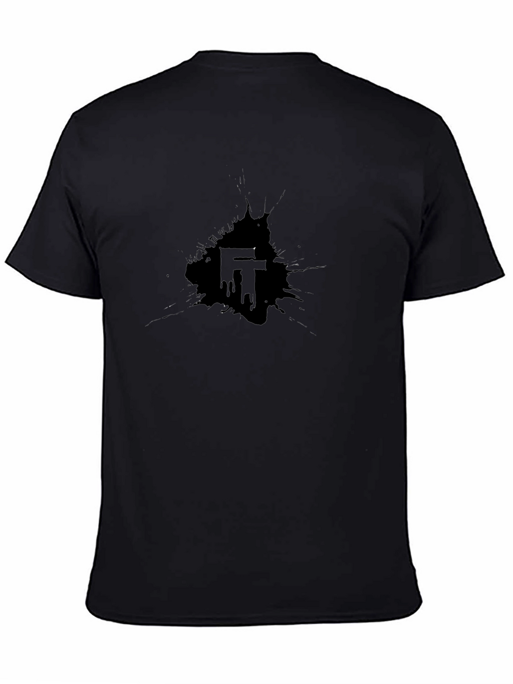 Urban Graphic Tee - FT Black Splatter Design