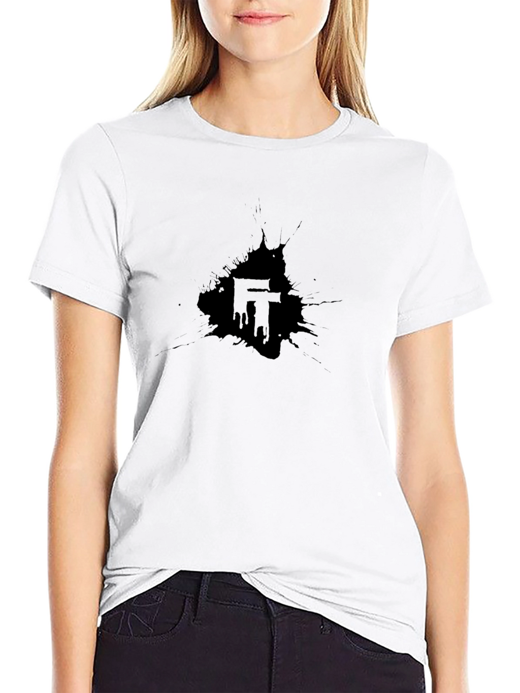 Urban Graphic Tee - FT Black Splatter Design