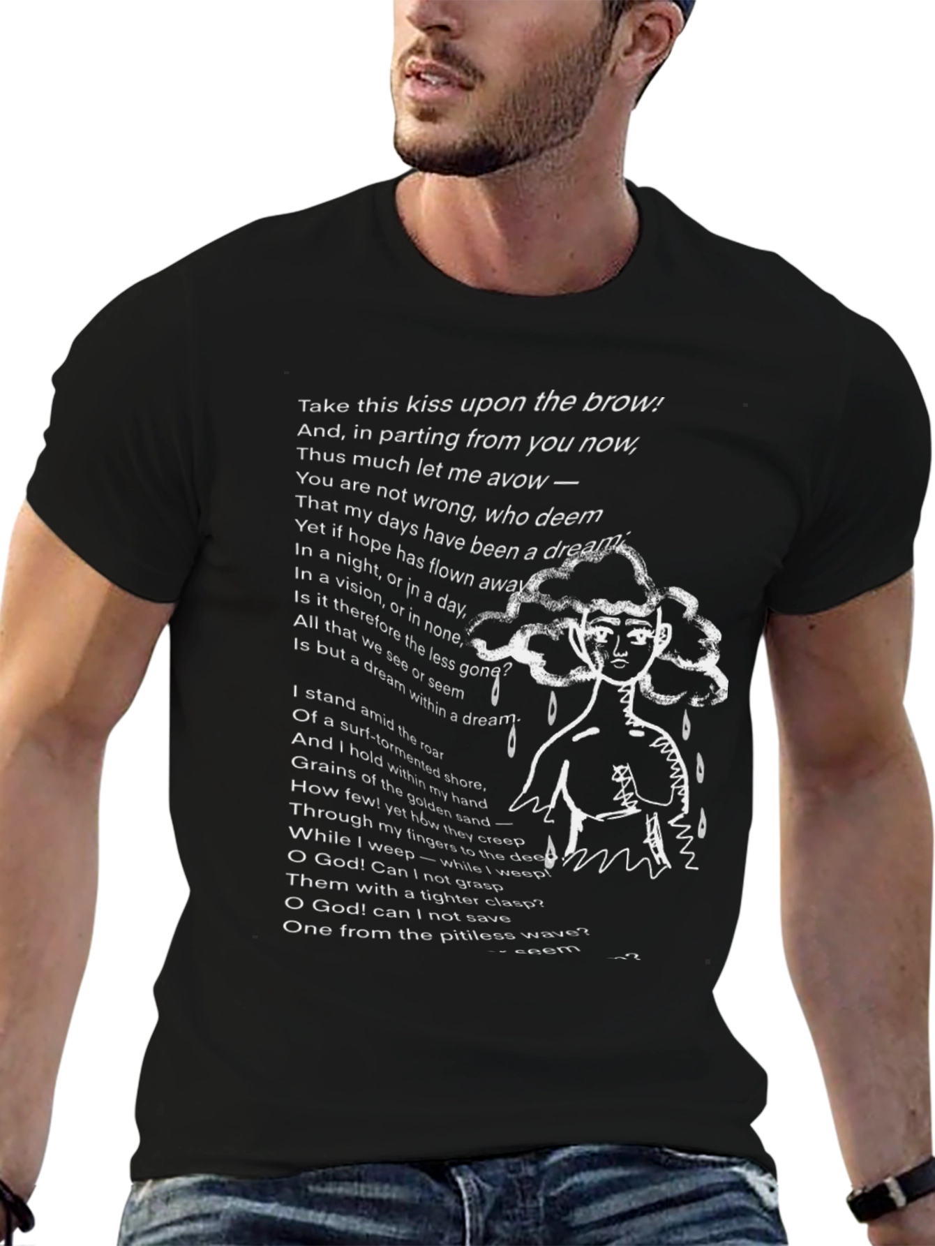 Edgar Allan Poe Poem T-Shirt - Dream Within a Dream
