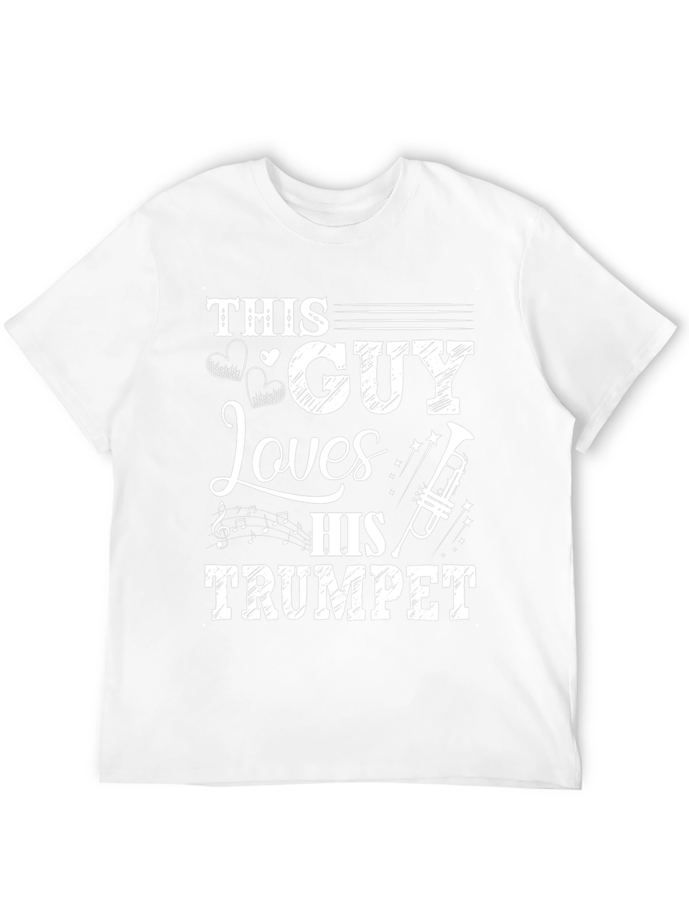 This Guy Loves His Trumpet - Musician T-Shirt
