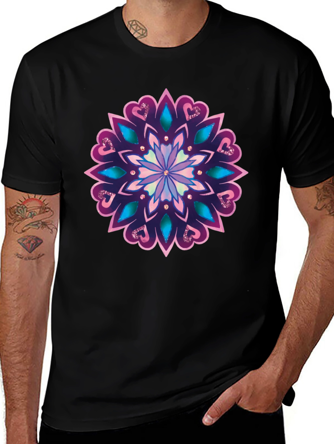 Mandala Graphic T-Shirt - Stylish Comfort