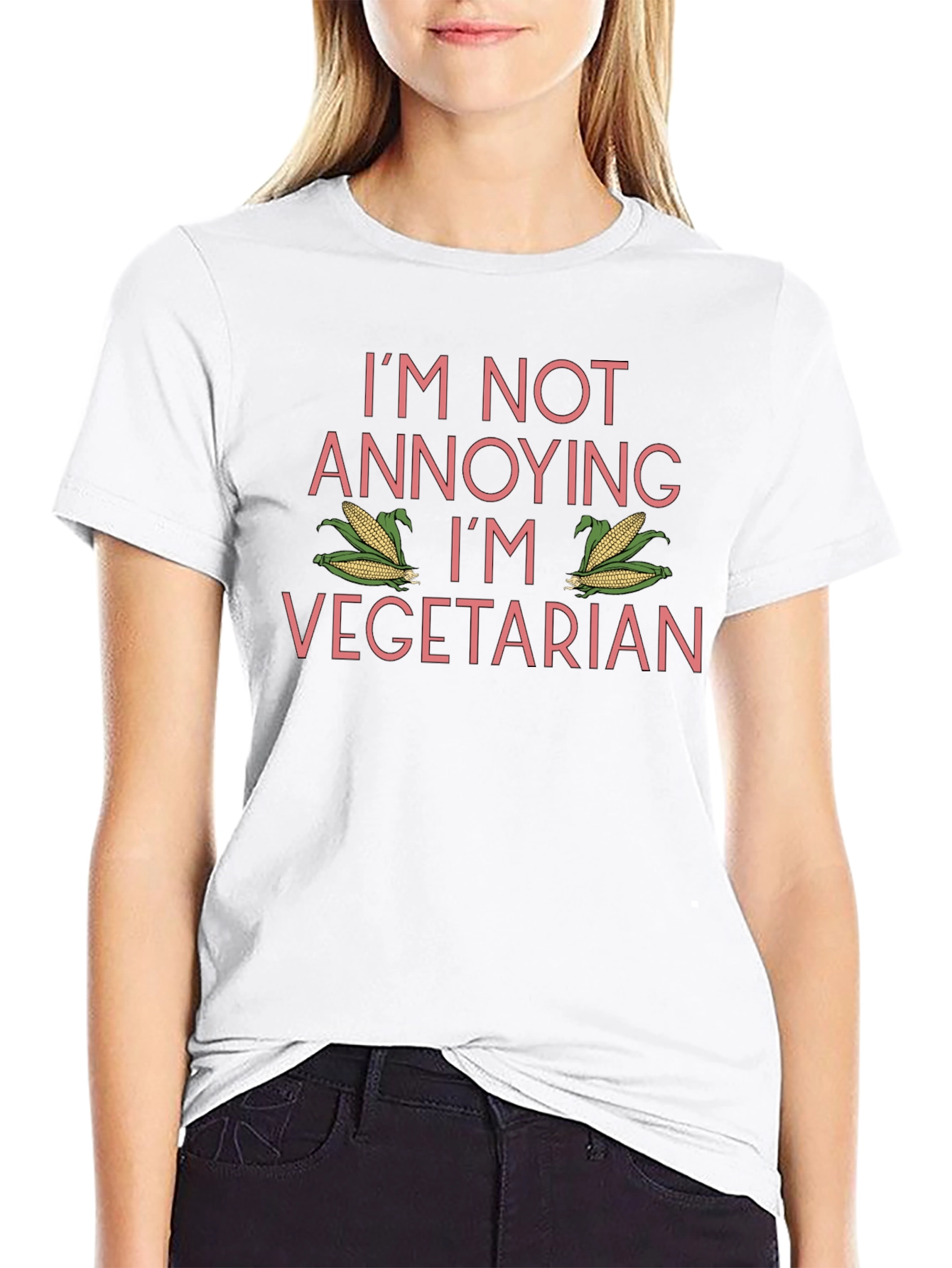 Funny Vegetarian T-Shirt - Im Not Annoying!