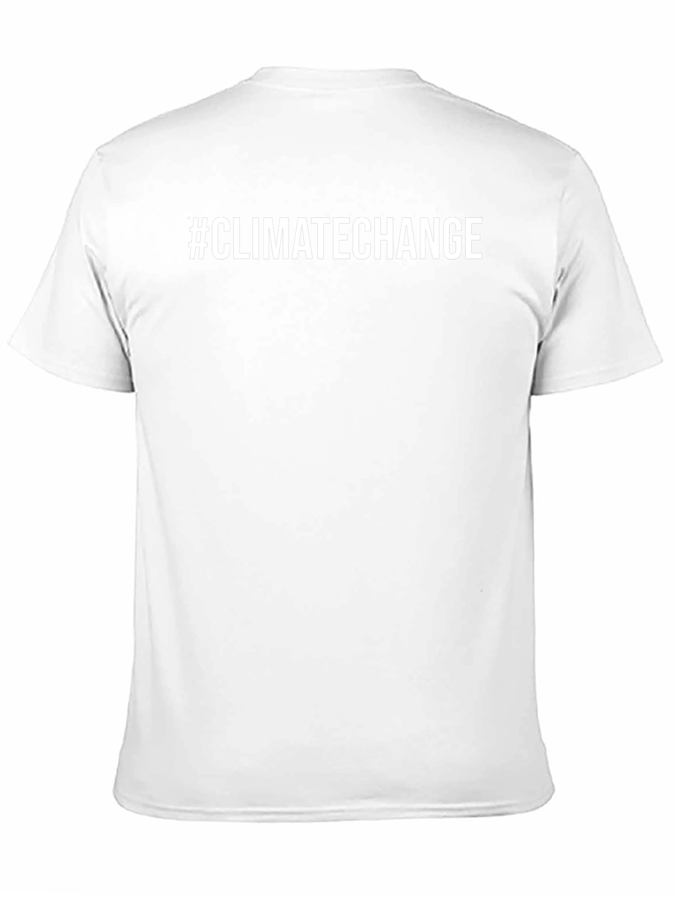 #ClimateChange Black T-Shirt - Eco-Friendly Fashion