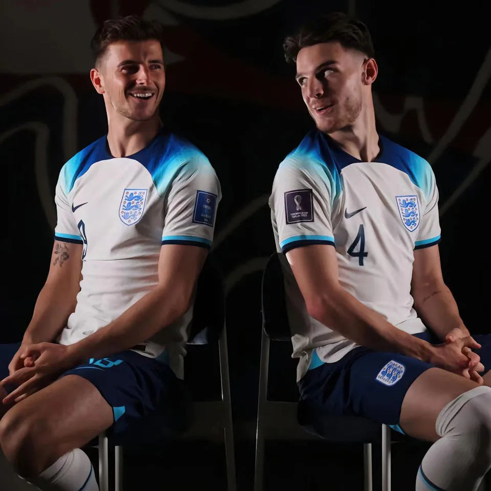 2022/23 England Home White Women Soccer Jersey Detail 3