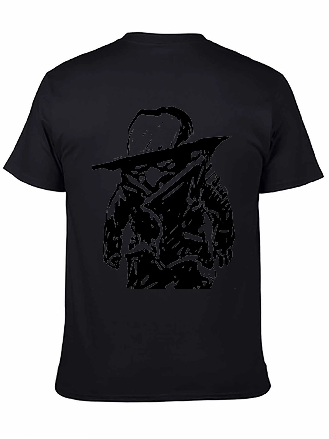 Dark Samurai Graphic Tee - Mens Black T-Shirt