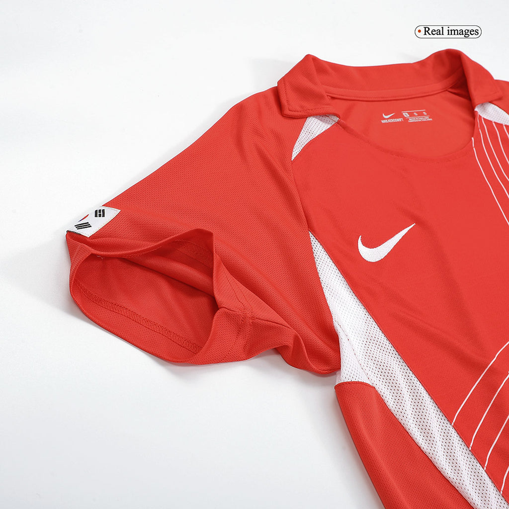 J H AHN #19 Retro South Korea Home Jersey 2002 Image 4