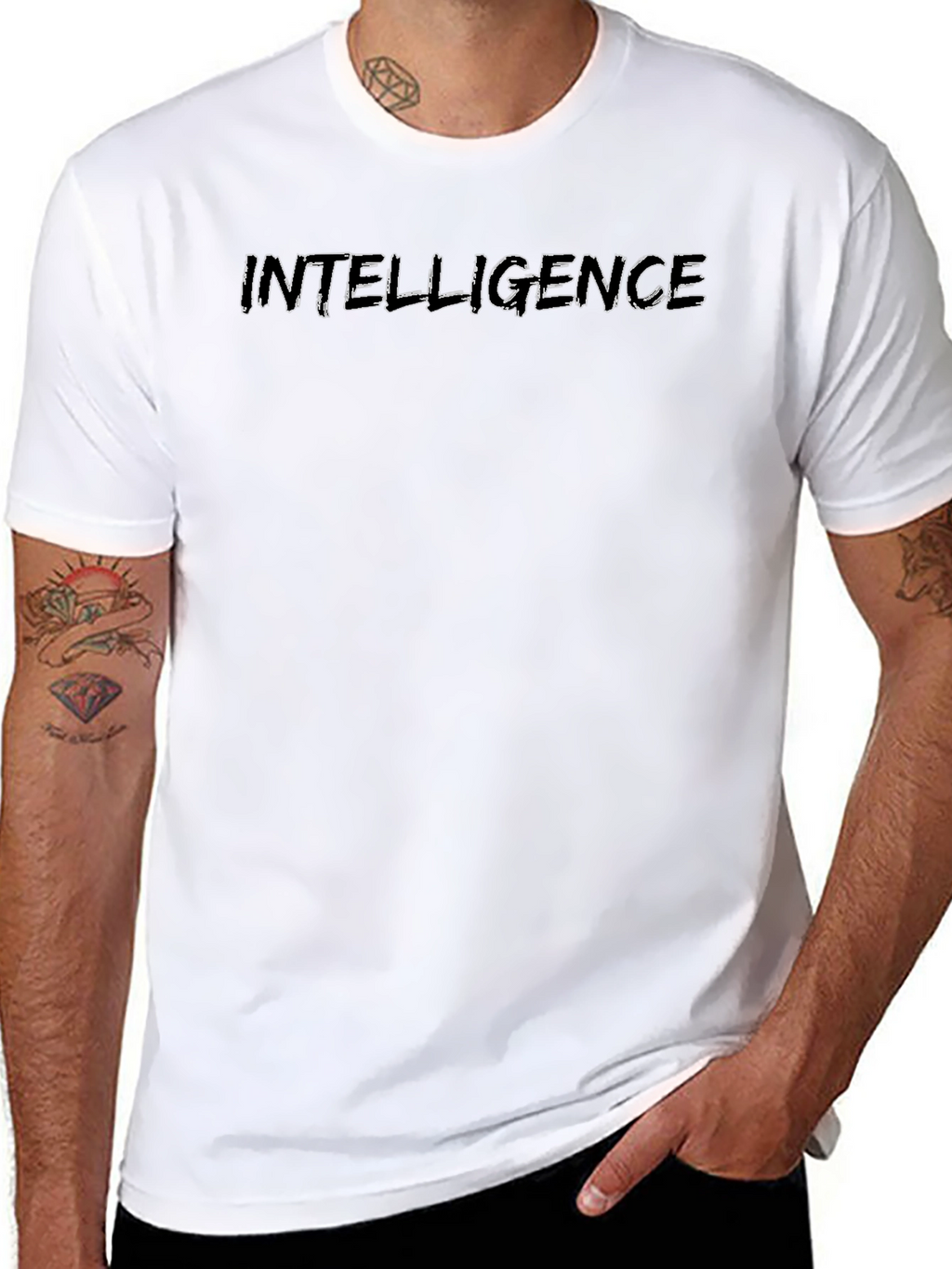 Intelligence Graphic Black T-Shirt