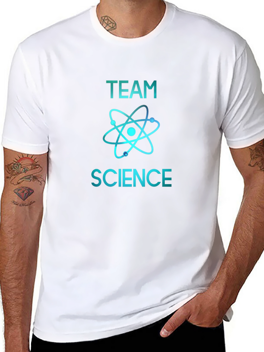 Team Science T-Shirt - Cool Atom Design