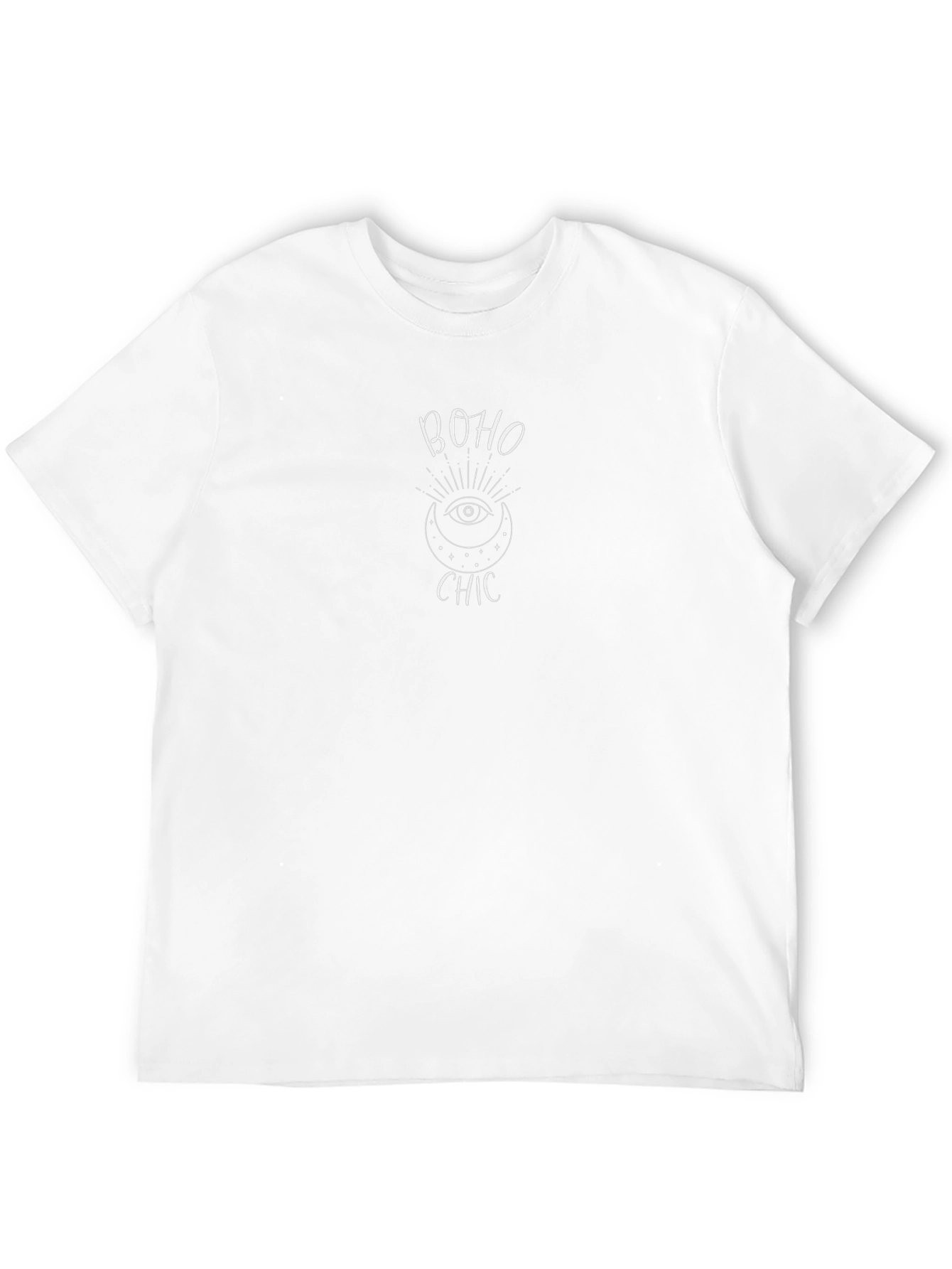 Boho Chic Graphic Tee - Black