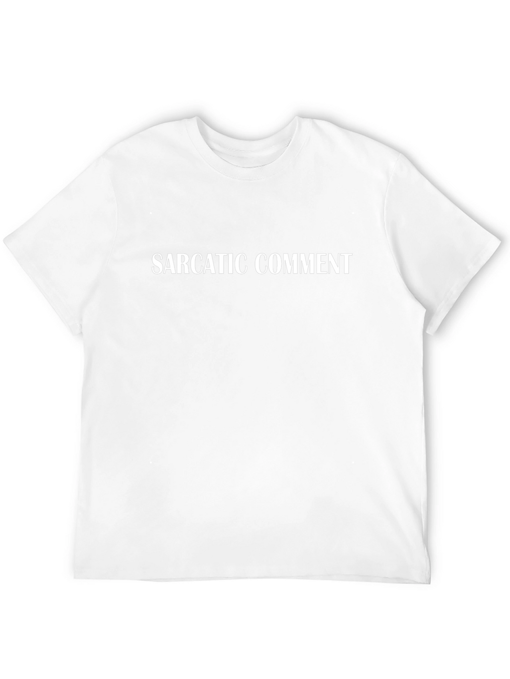Sarcastic Comment Graphic Tee - Black Casual T-Shirt