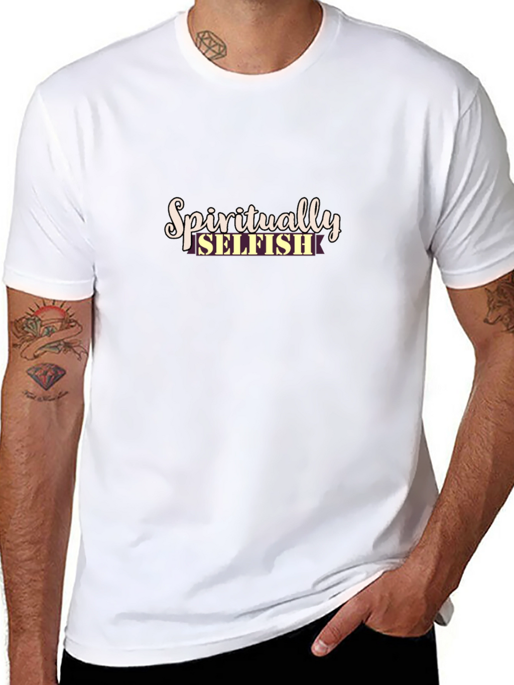 Spiritually Selfish Graphic Tee - Black