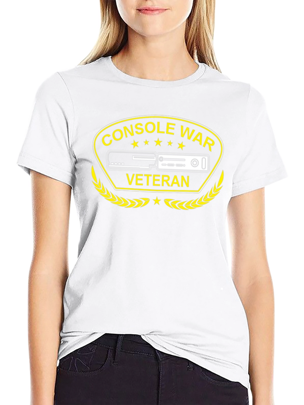 Console War Veteran Black T-Shirt
