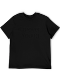 Forever Young Graphic Tee - Black