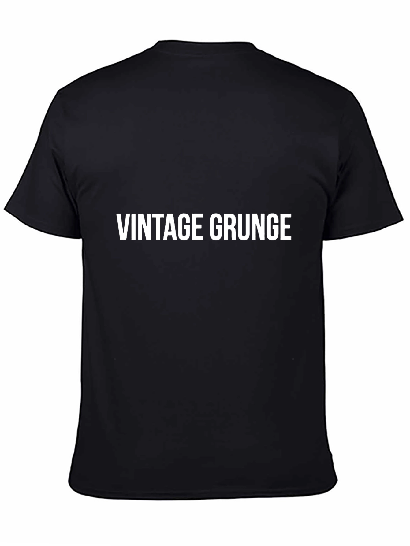 Vintage Grunge Graphic Black Tee