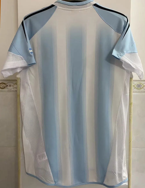 2004/05 Argentina Home Retro Soccer Jersey Back