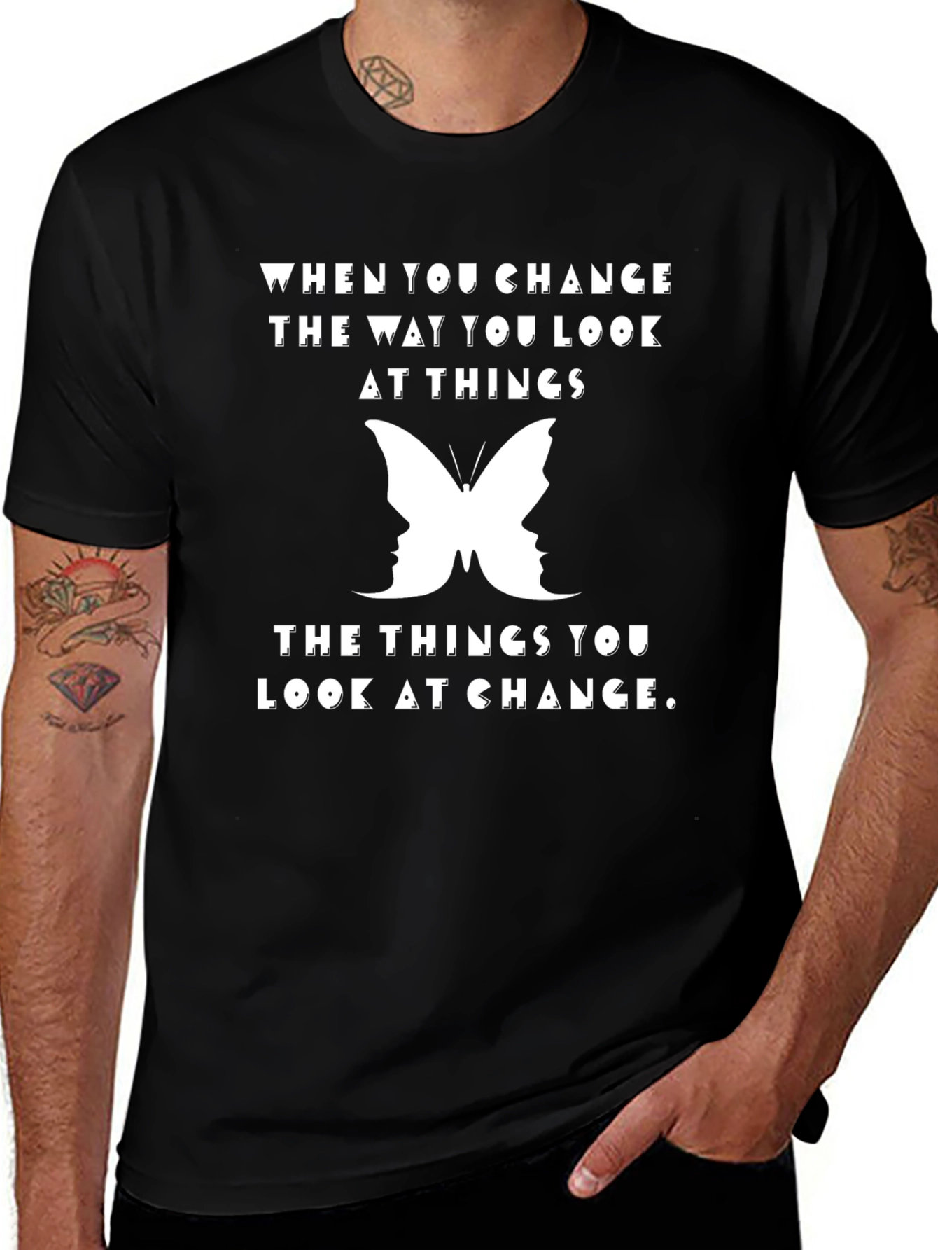 Inspirational Change T-Shirt: Look at Things Differently