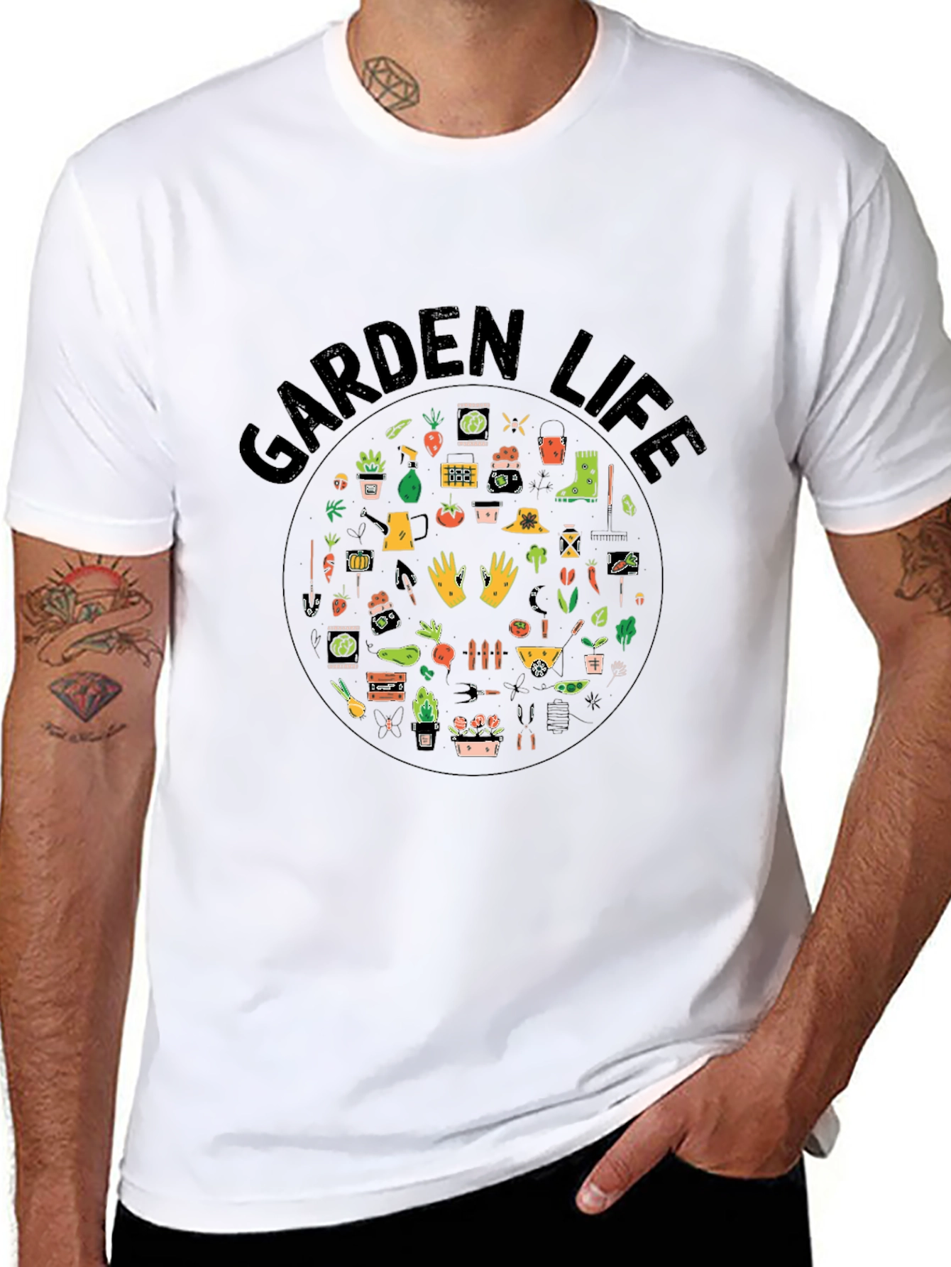 Garden Life Black T-Shirt